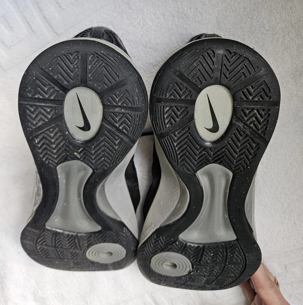 Nike hyperspike flywire athletic shoes Sneakers Womens 11.5 black blue silver - Picture 9 of 10